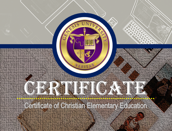 Certificate of Christian Elementary Education