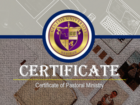Certificate of Pastoral Ministry
