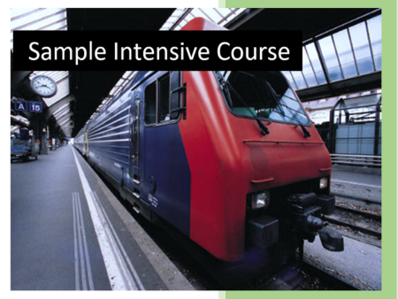 Sample Intensive Course