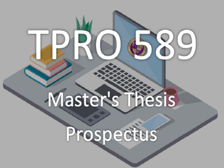 Master's Thesis Prospectus